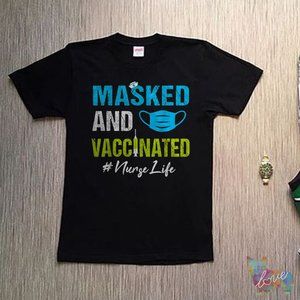 Masked And Vaccinated Nurse Life